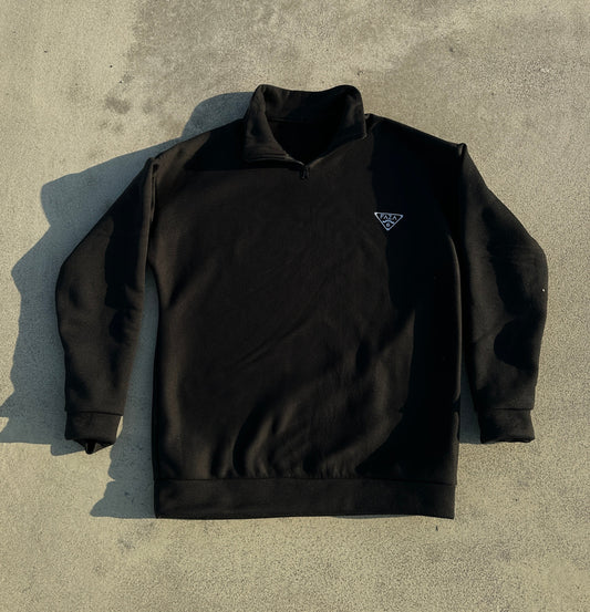 Faza Zipper Sweat-Shirt BLACK