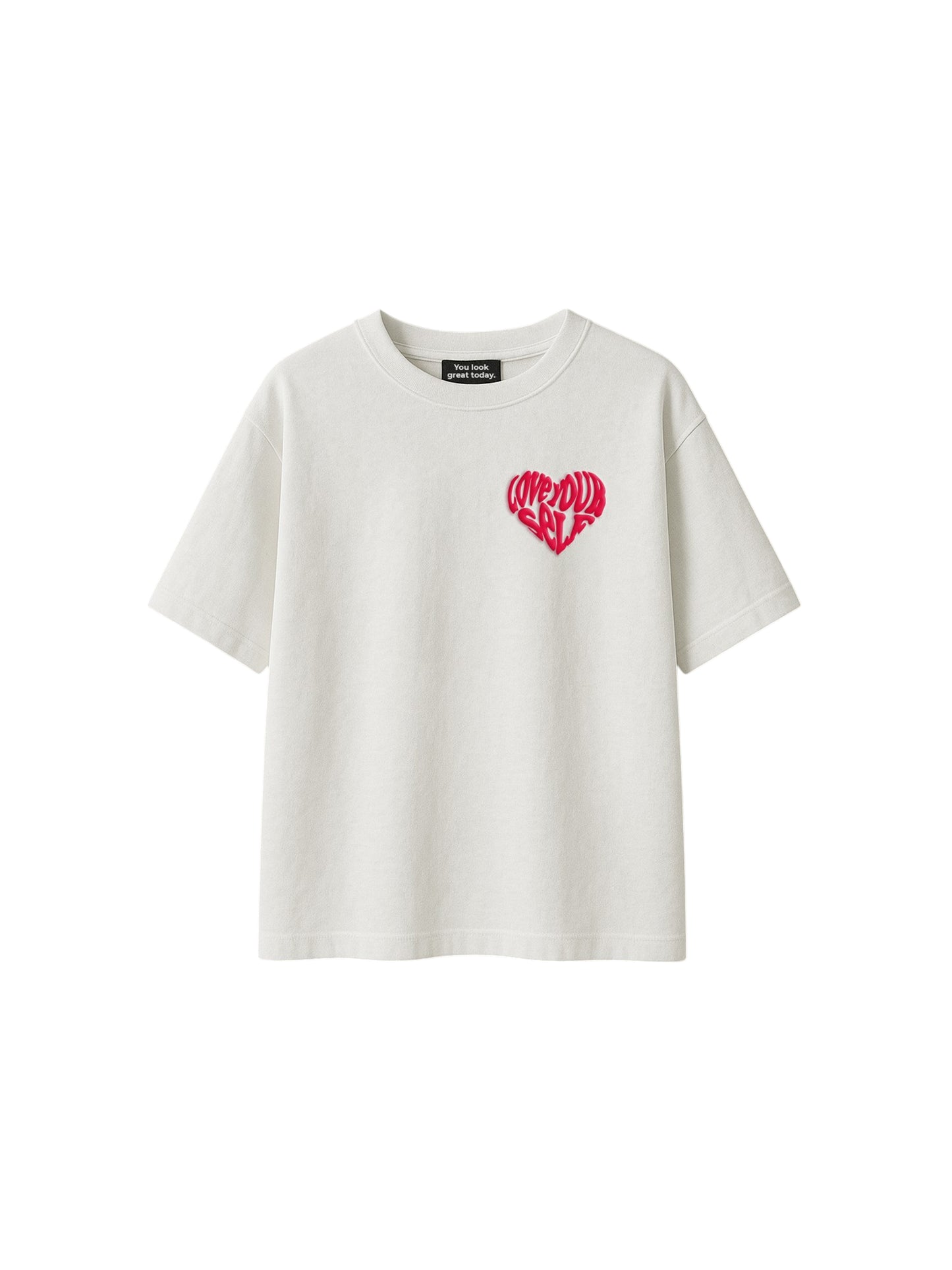 Love Your Self Couples Tee - White